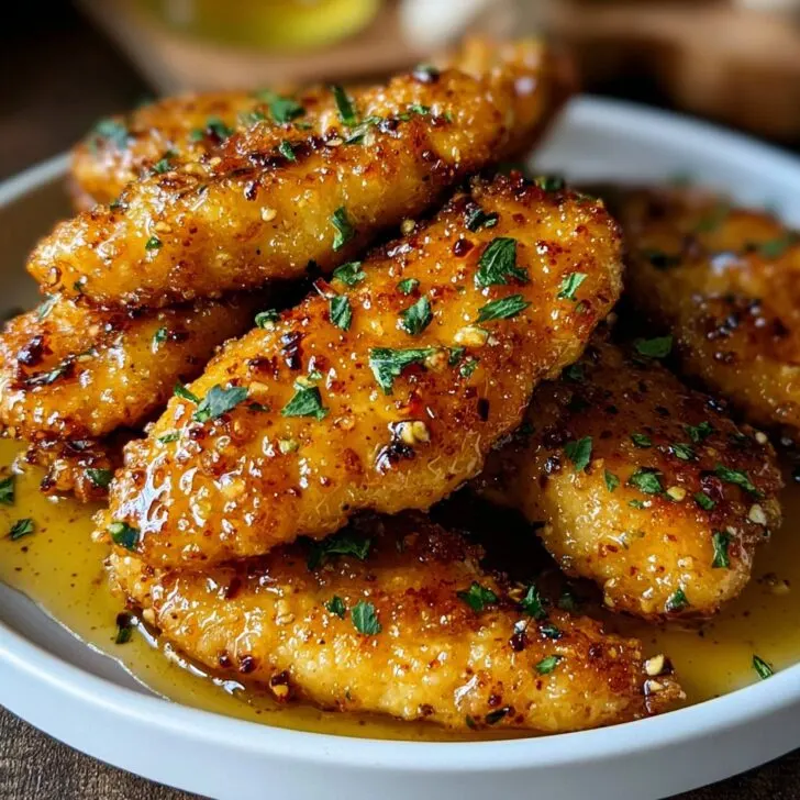 Air Fryer Honey Butter Garlic Chicken Tenders