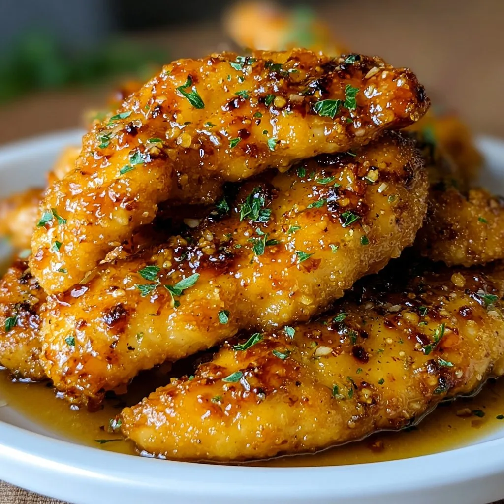 Air Fryer Honey Butter Garlic Chicken Tenders 2 Air Fryer Honey Butter Garlic Chicken Tenders