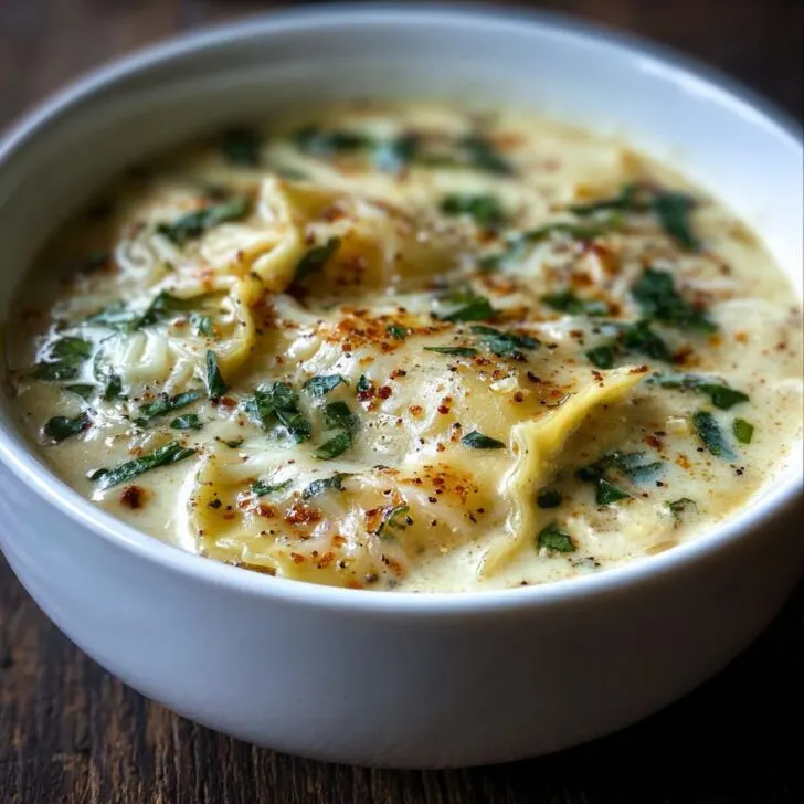 Alfredo Lasagna Soup