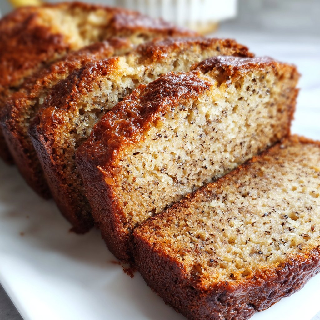 Banana Bread Recipe with Ripe Bananas