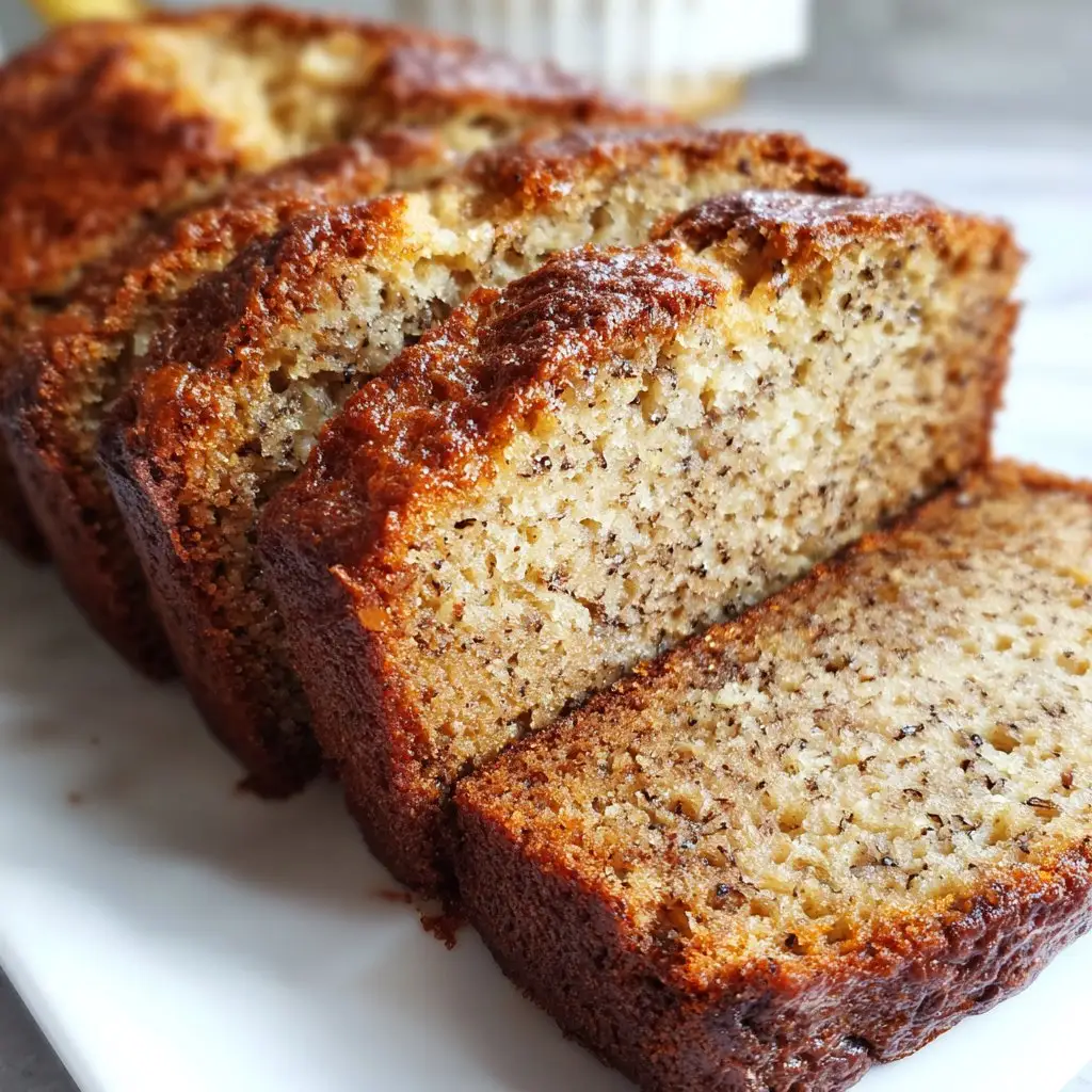 Banana Bread Recipe with Ripe Bananas