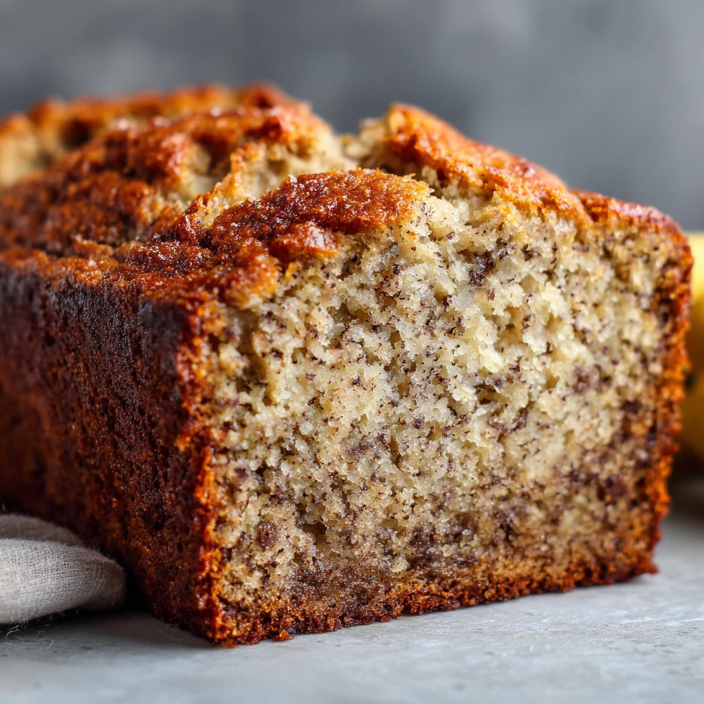 Banana Bread Recipe with Ripe Bananas
