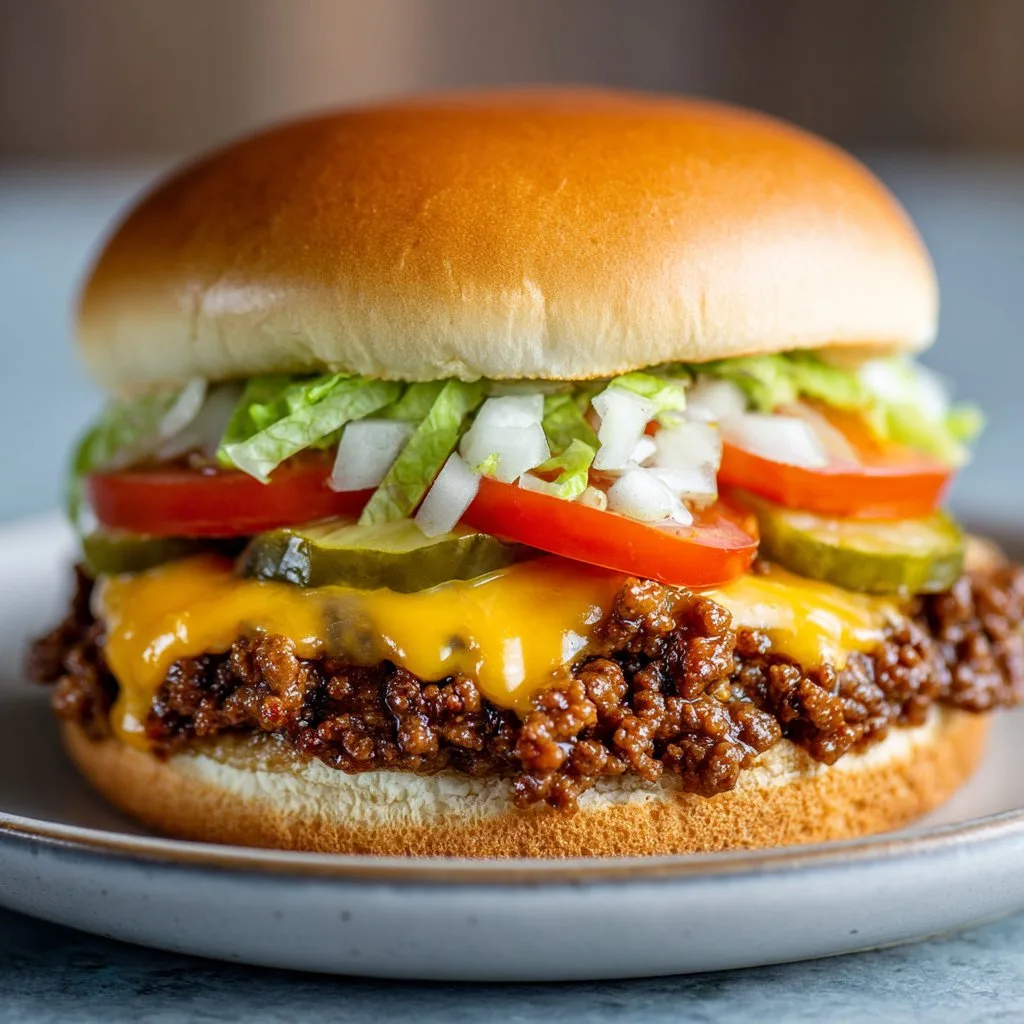 Big Mac Sloppy Joes with Burger Flavor 1 Big Mac Sloppy Joes with Burger Flavor