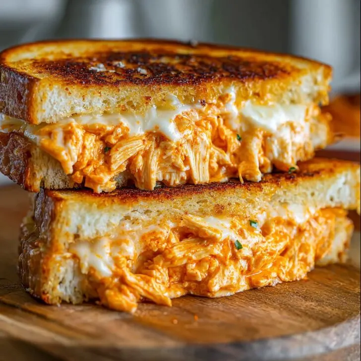 Buffalo Chicken Grilled Cheese Sandwich