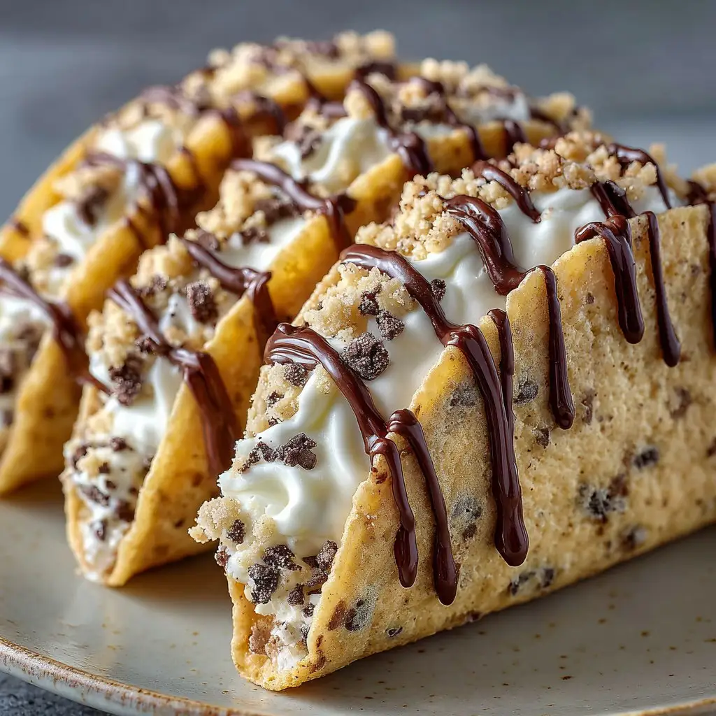 Cheesecake Cookie Dough Tacos