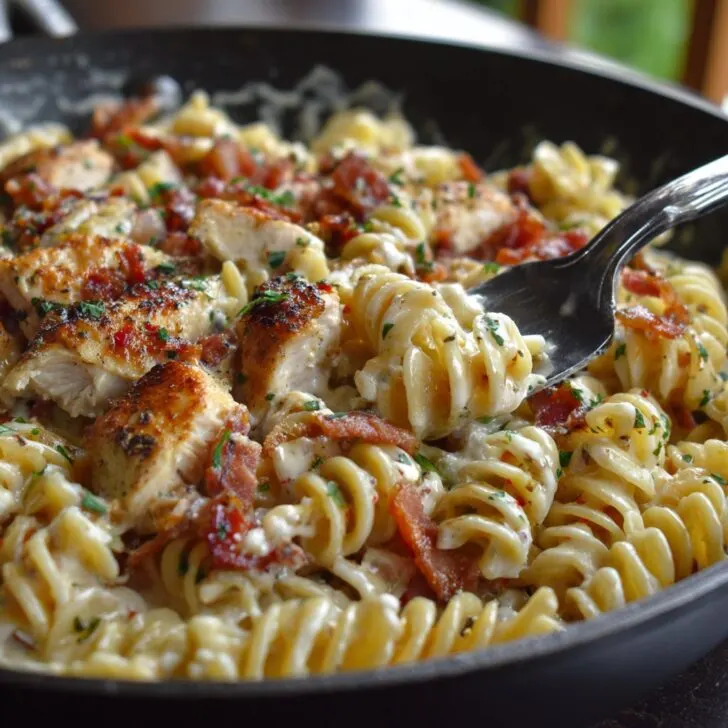 Chicken Bacon Ranch Pasta One Pot