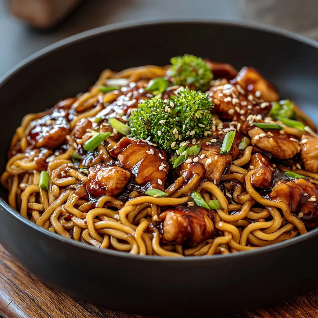 Chicken Teriyaki Noodles 1 Chicken Teriyaki Noodles
