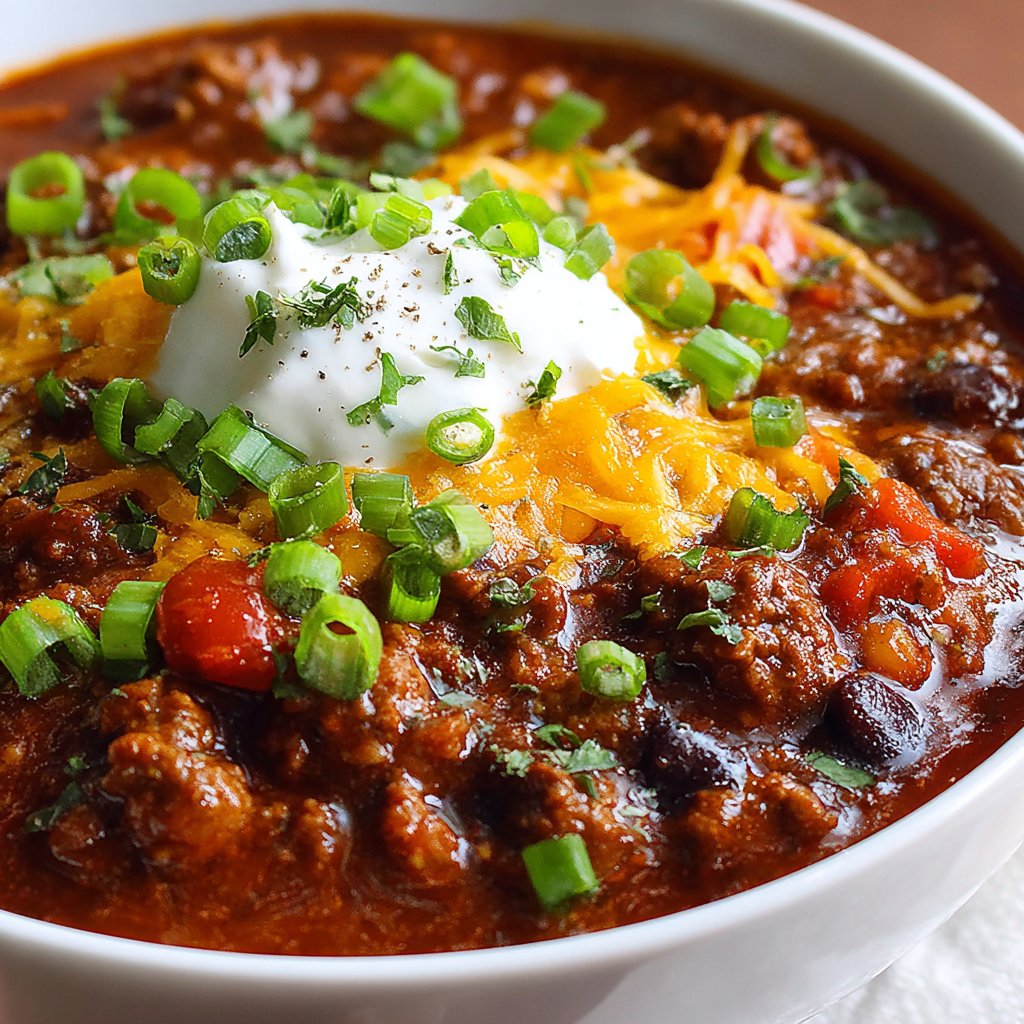 Chili Recipe with Hearty Beef