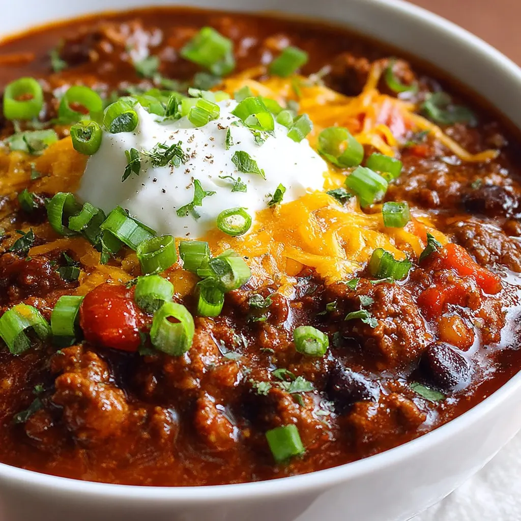 Chili Recipe with Hearty Beef