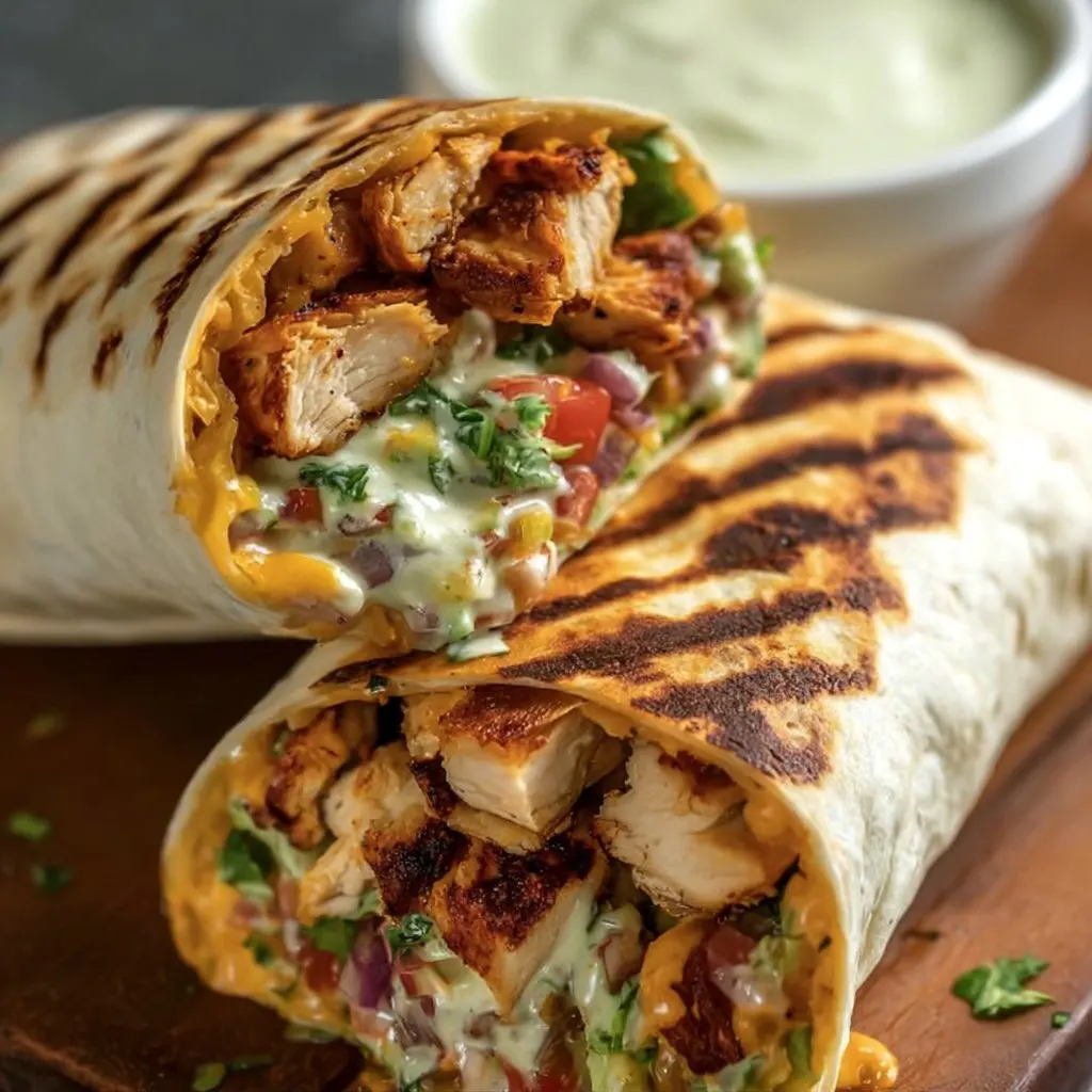 Chipotle Ranch Grilled Chicken Burrito 1 Chipotle Ranch Grilled Chicken Burrito