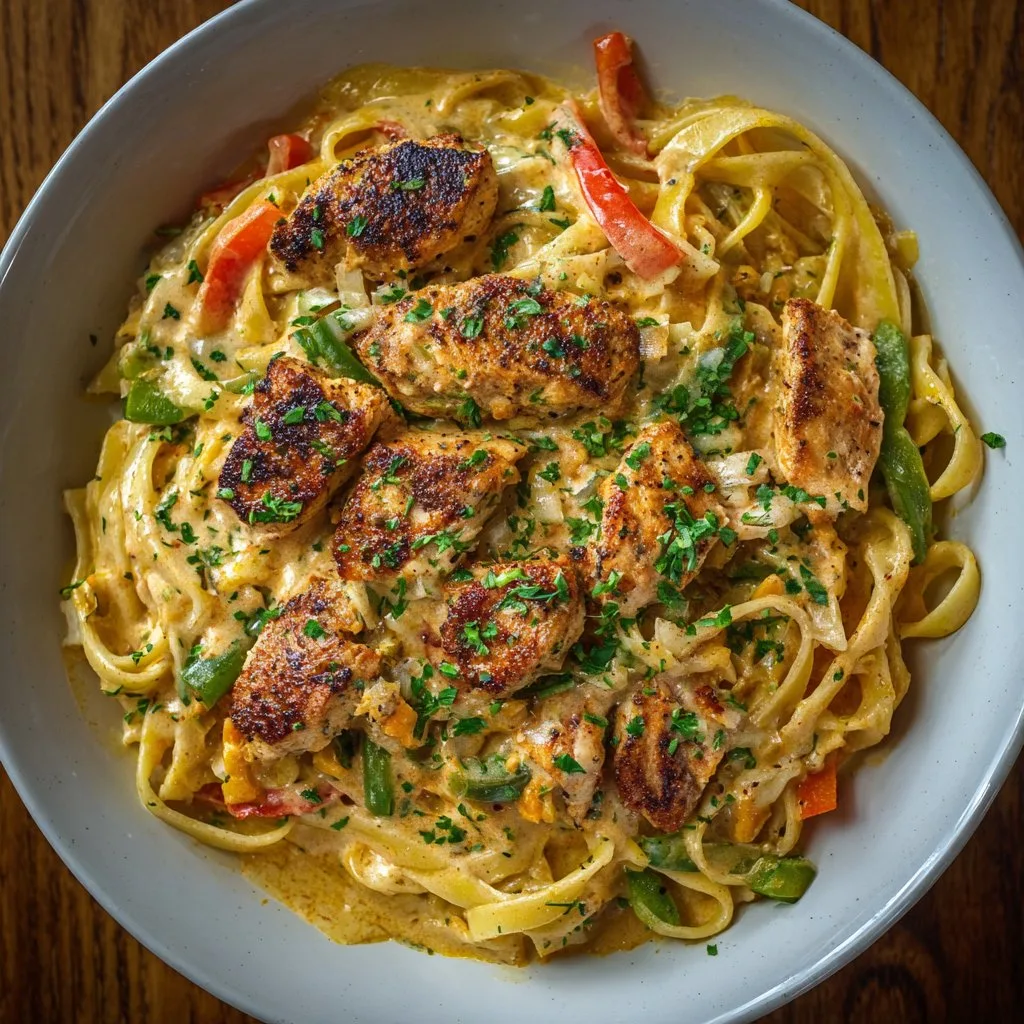 Creamy Cajun Chicken Pasta
