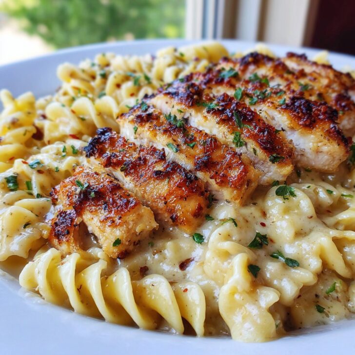 Creamy Garlic Parmesan Chicken Pasta