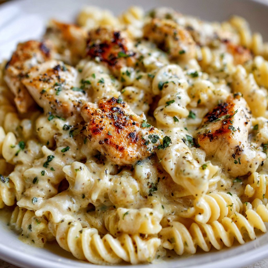 Creamy Garlic Parmesan Chicken Pasta