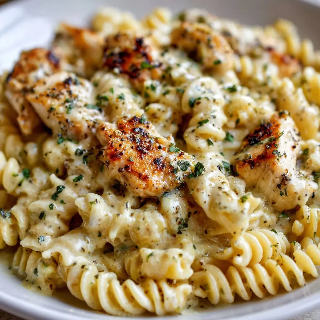 Creamy Garlic Parmesan Chicken Pasta