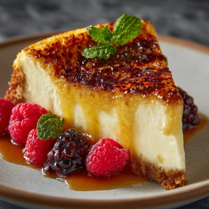 Crème Brûlée Cheesecake recipe