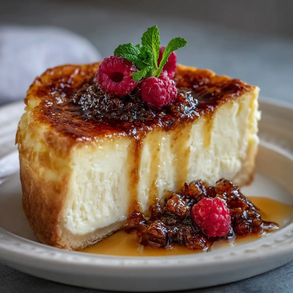 Crème Brûlée Cheesecake recipe