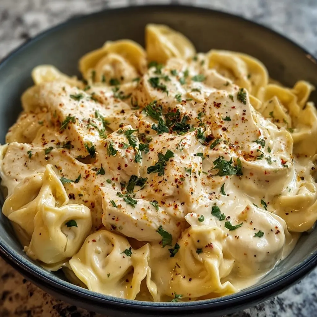 Crockpot Chicken Alfredo Tortellini 5 Crockpot Chicken Alfredo Tortellini