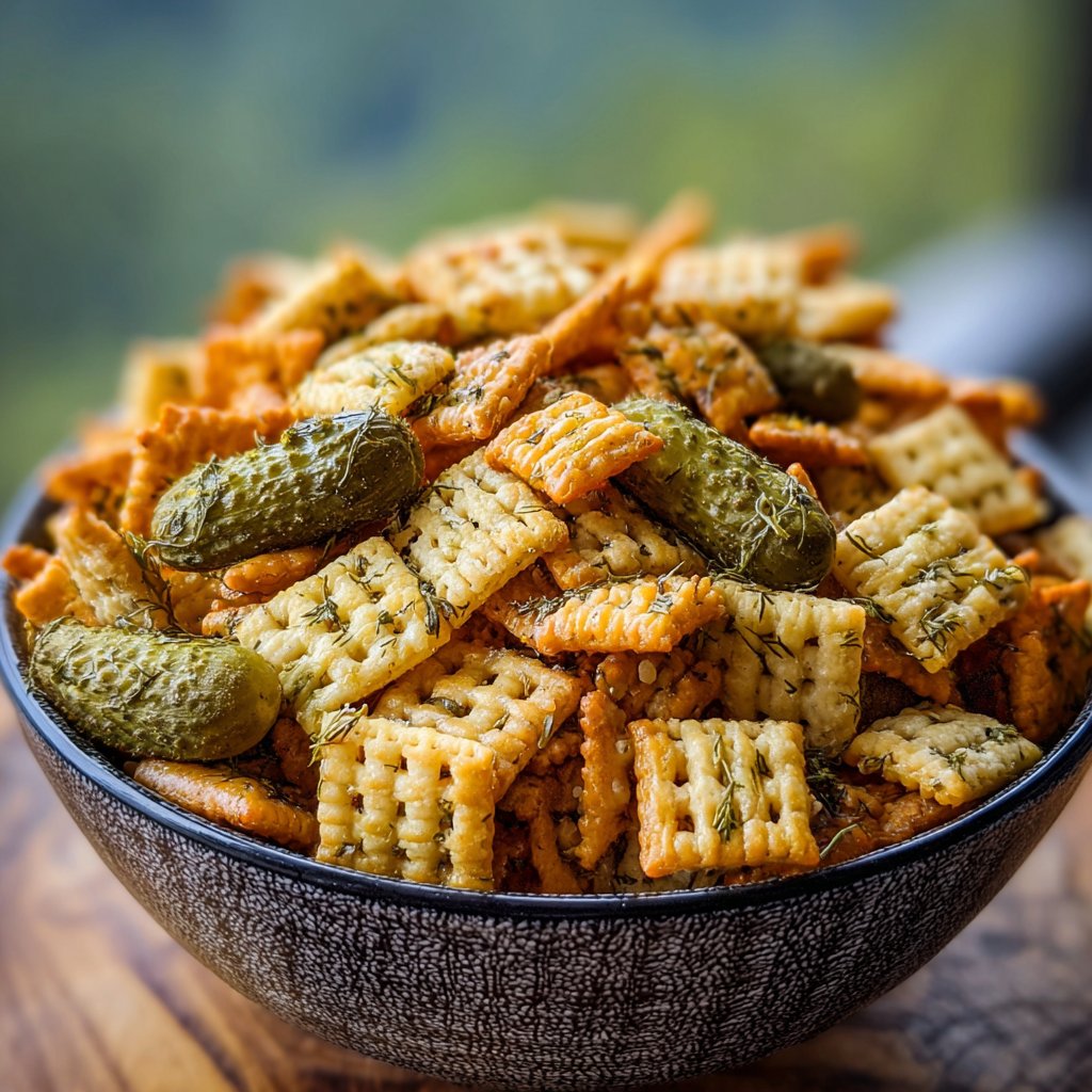 Dill Pickle Chex Mix