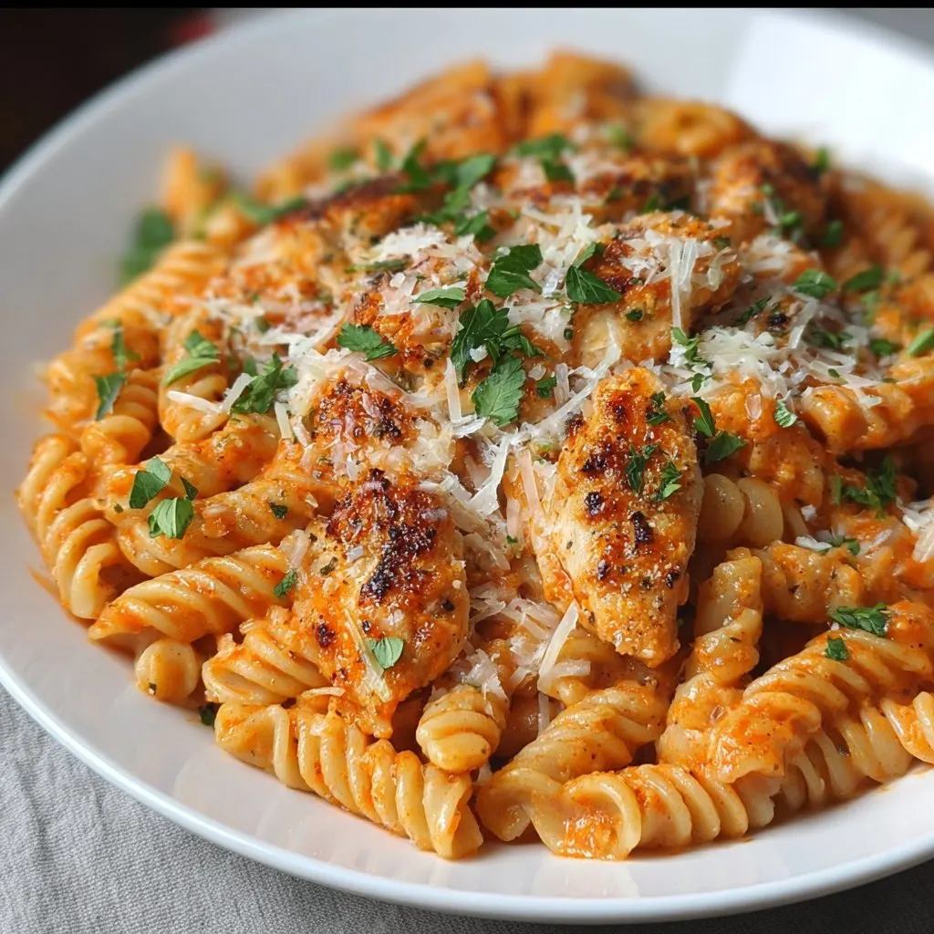 Easy Chicken Parmesan Pasta