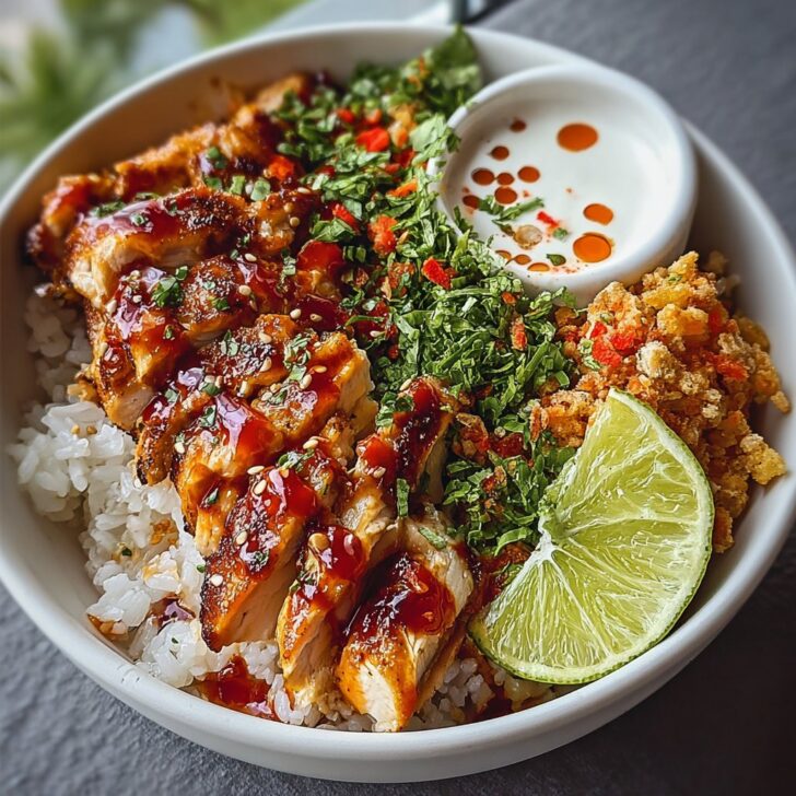 Easy Sweet Chili Chicken Bowl Recipe