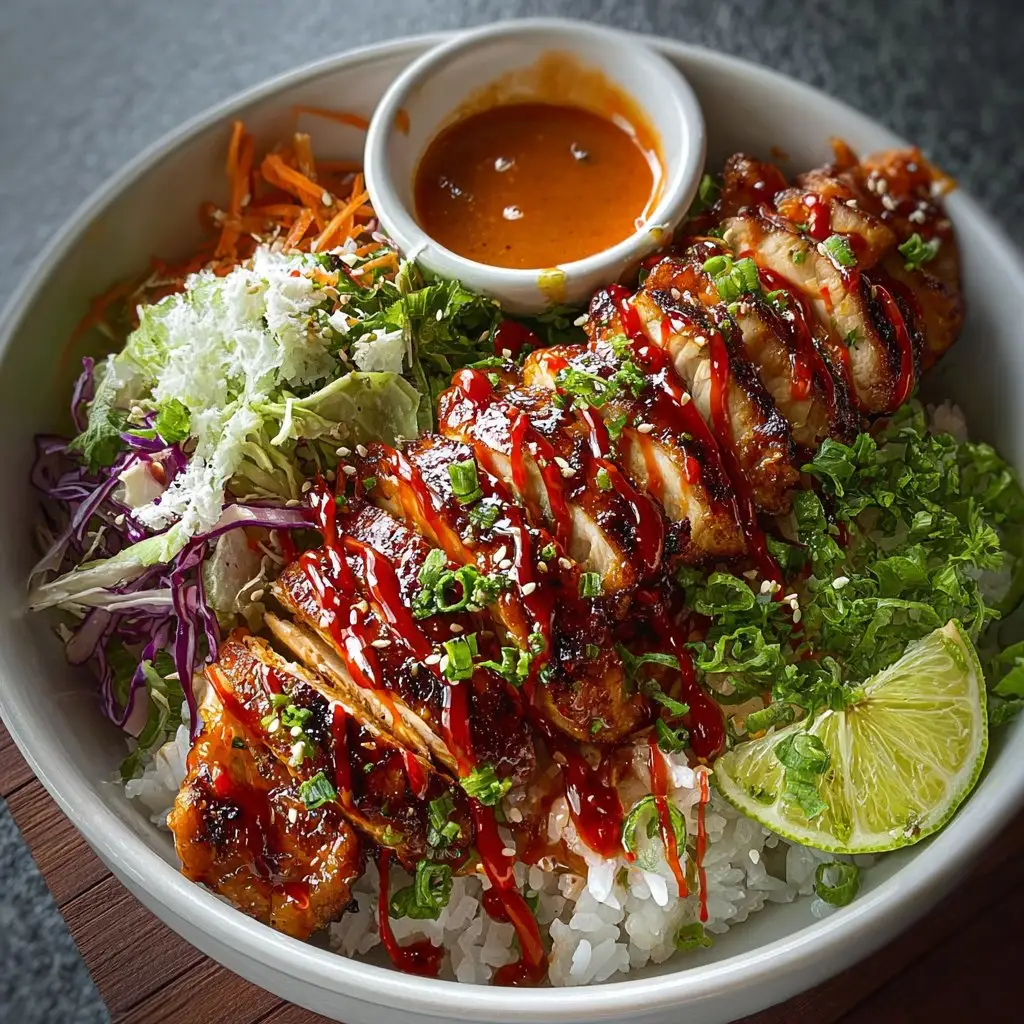 Easy Sweet Chili Chicken Bowl Recipe