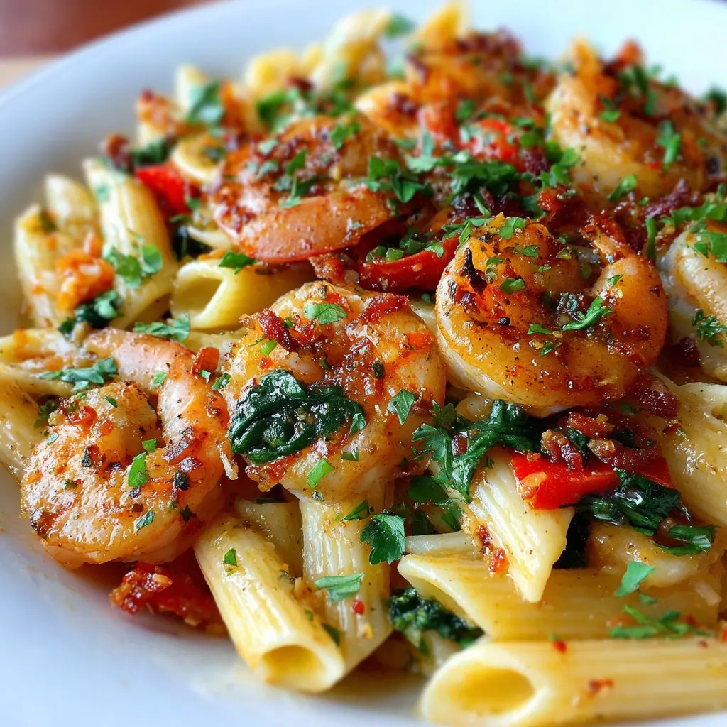 Flavorful Jamaican Shrimp Pasta Recipe