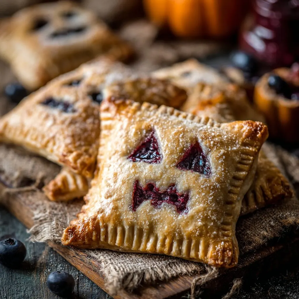 Halloween Blueberry Ghost Hand Pies