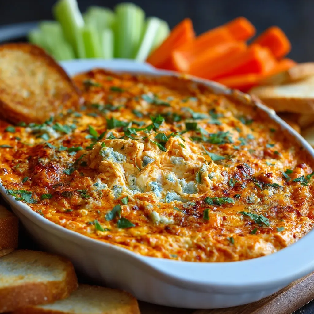 Halloween Buffalo Chicken Dip