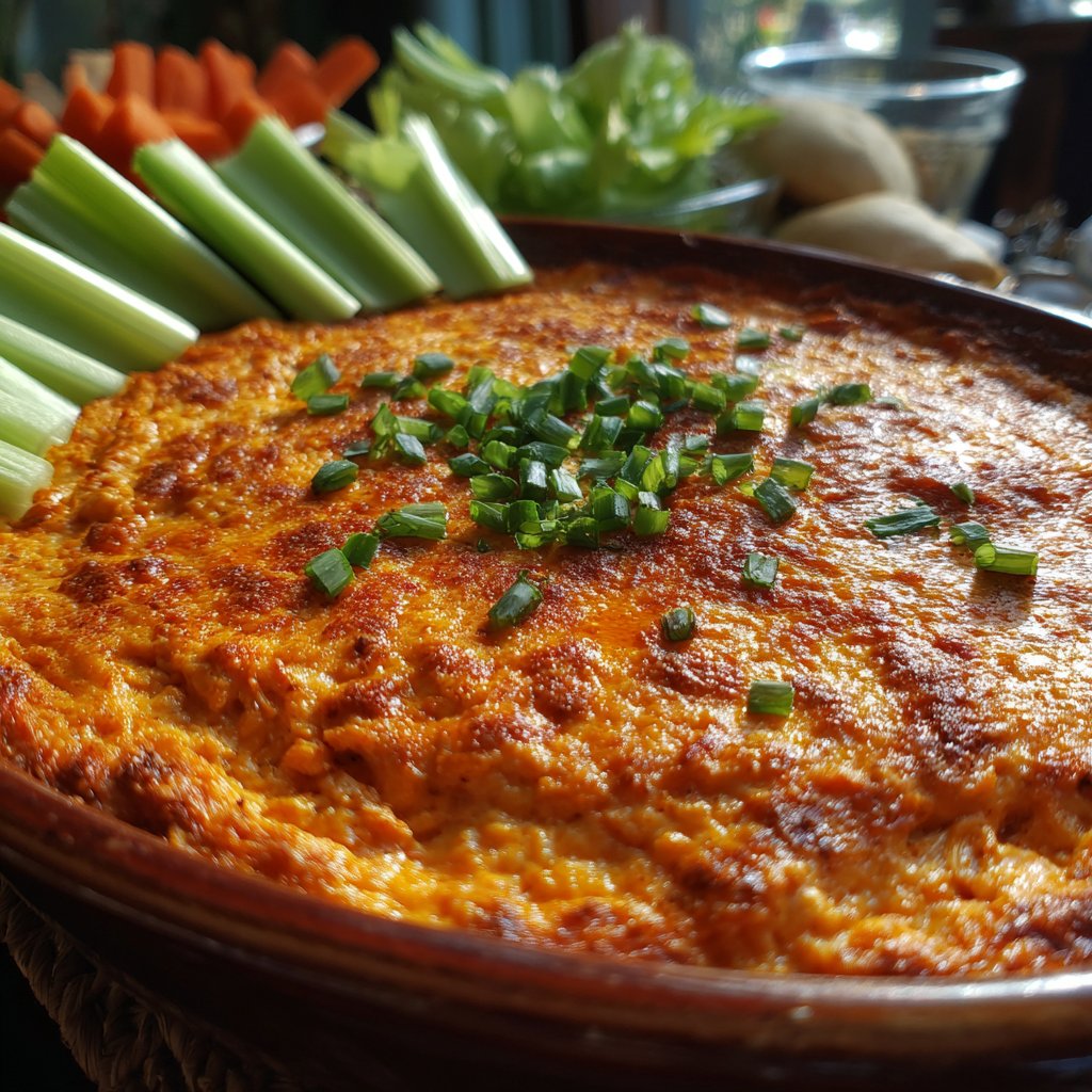 Halloween Buffalo Chicken Dip