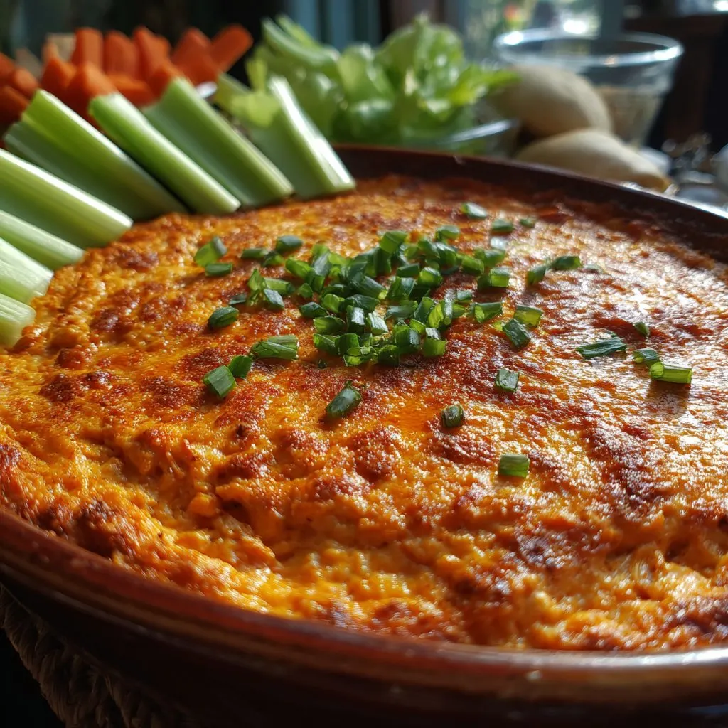 Halloween Buffalo Chicken Dip