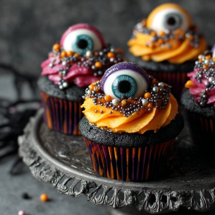 Halloween Eyeball Cupcakes