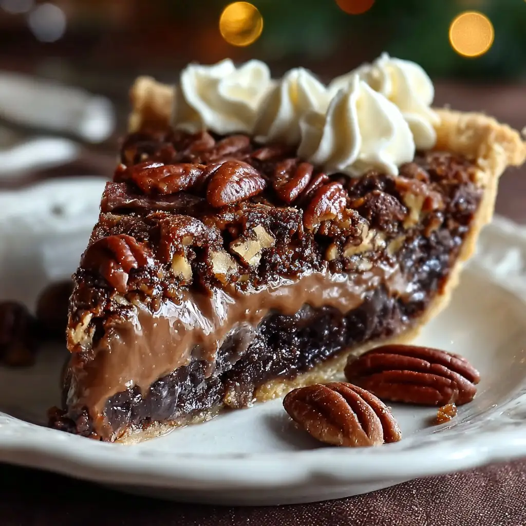 Heavenly Texas Chocolate Pecan Pie 1 Heavenly Texas Chocolate Pecan Pie