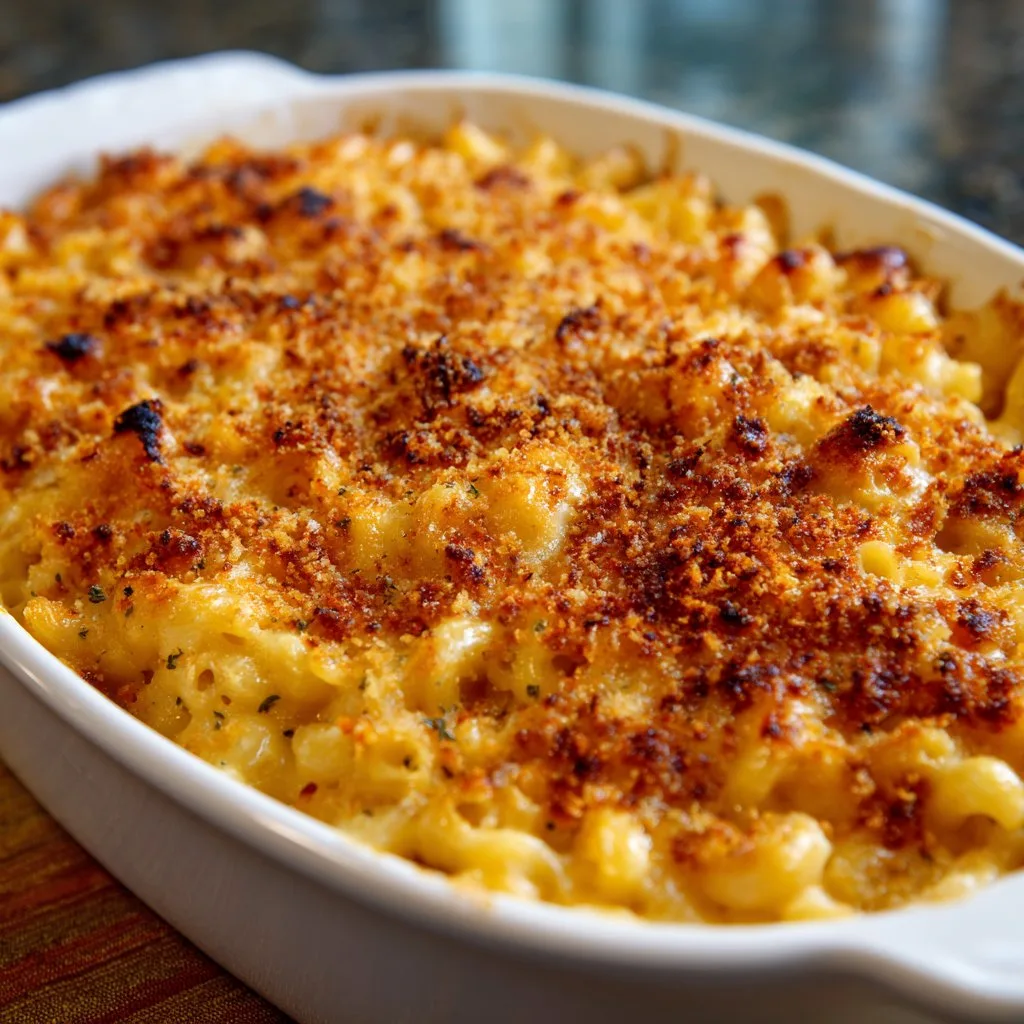 Homemade Baked Mac and Cheese