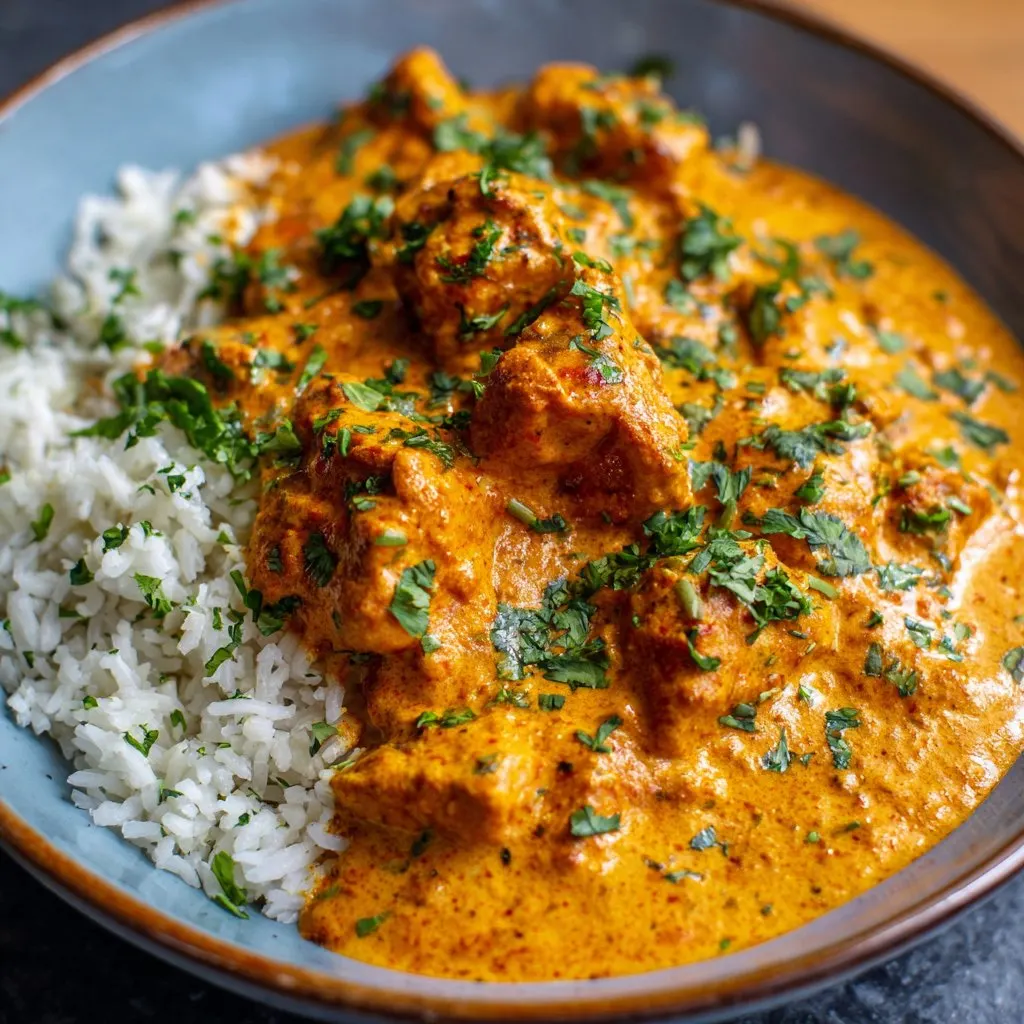 Homemade Butter Chicken with Creamy Sauce