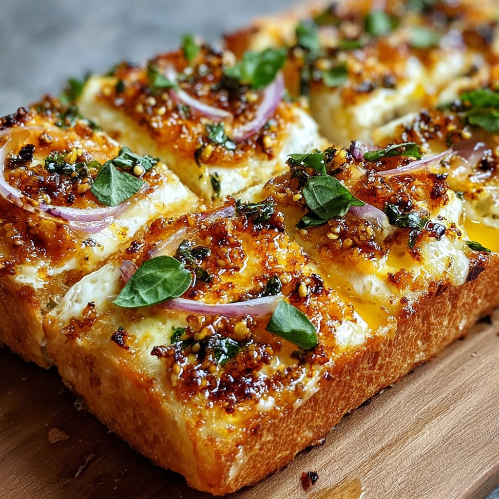 Hot Honey Garlic Bread Pizza Recipe