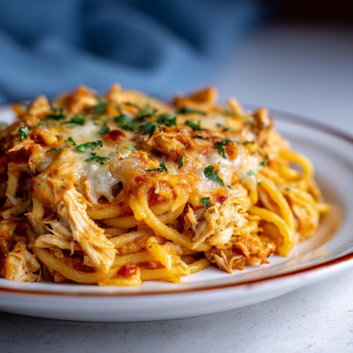 Instant Pot Chicken Spaghetti Casserole