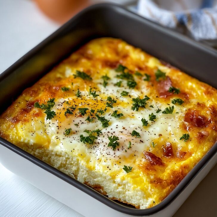 Keto Cottage Cheese Egg Bake