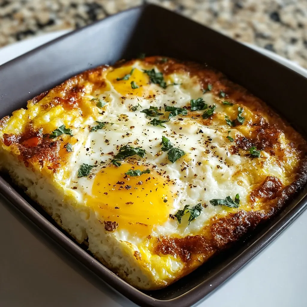 Keto Cottage Cheese Egg Bake 2 Keto Cottage Cheese Egg Bake