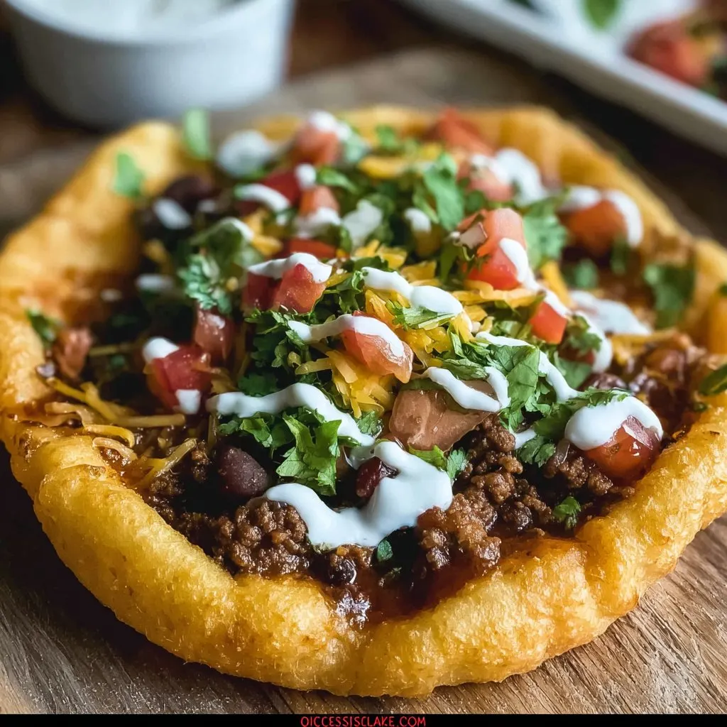 Navajo Taco Fry Bread