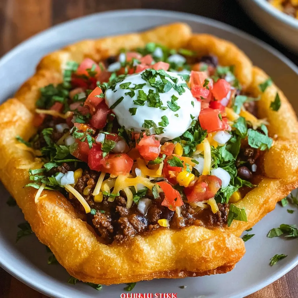 Navajo Taco Fry Bread