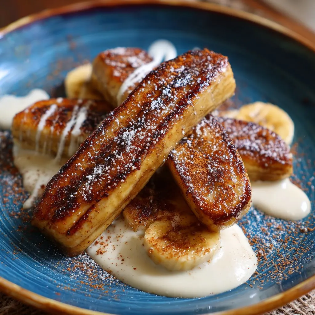 Pan fried cinnamon banana 1 Pan fried cinnamon banana
