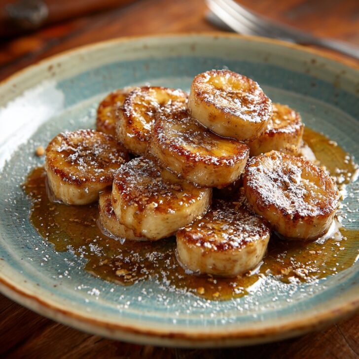 Pan Fried Cinnamon Bananas