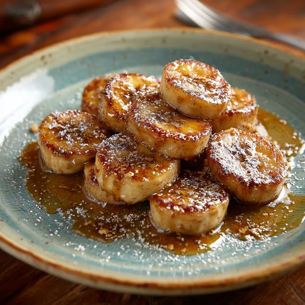 Pan Fried Cinnamon Bananas