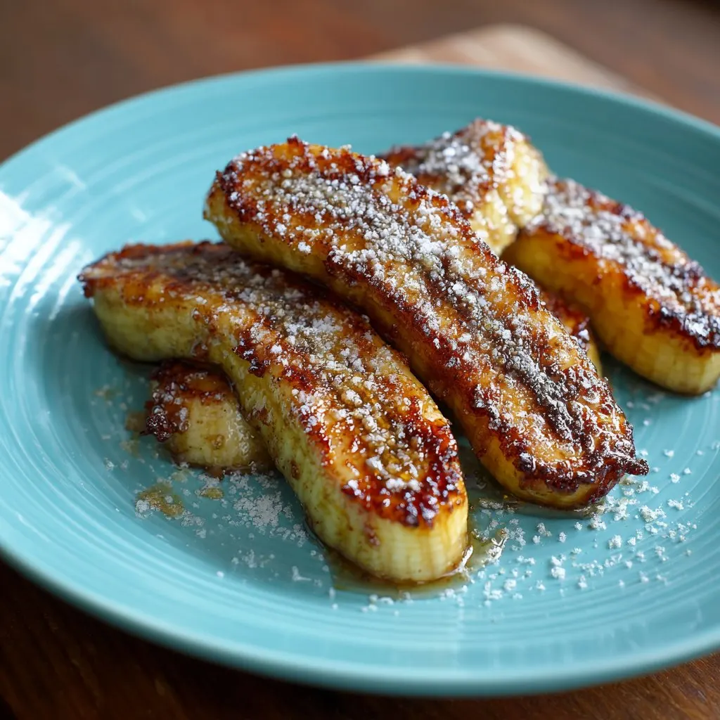 Pan Fried Cinnamon Bananas