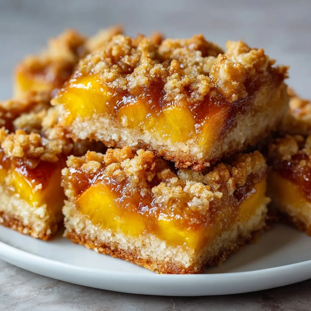 Peach Bars Recipe