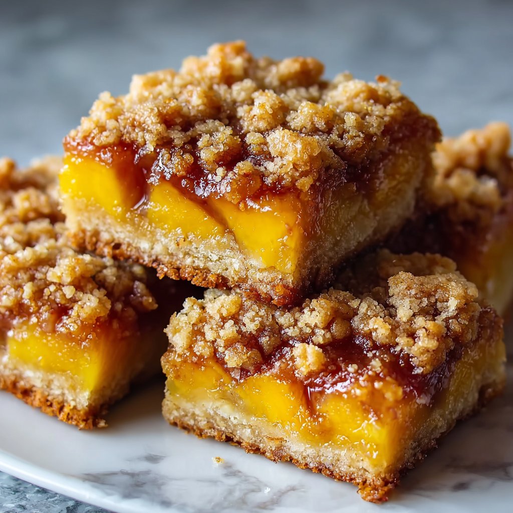 Peach Bars recipe