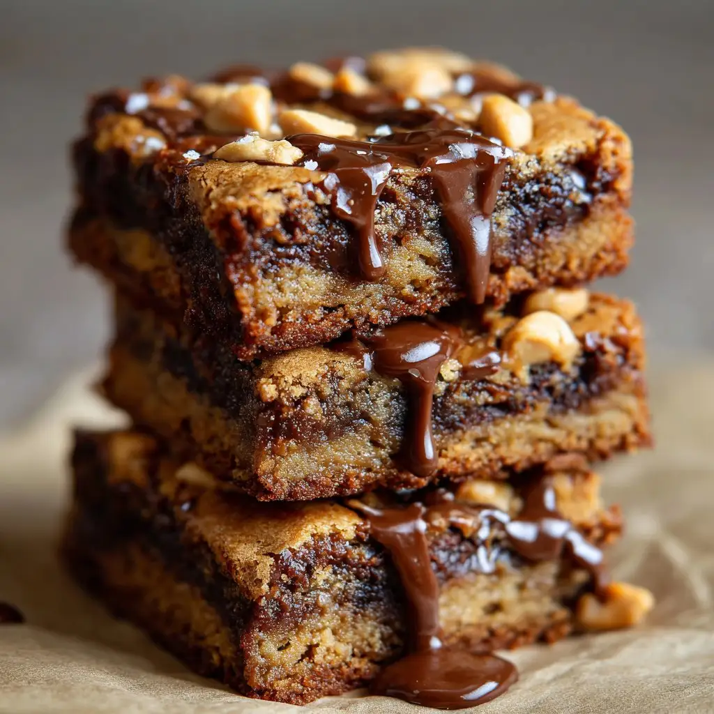 Peanut Butter Blondies 2 Peanut Butter Blondies