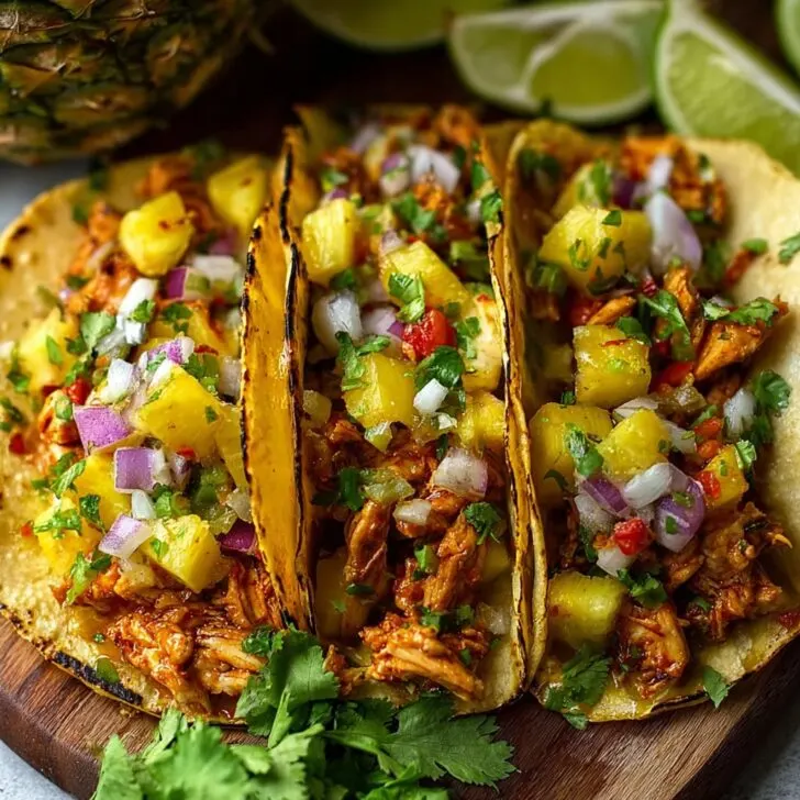 Pineapple Chicken Tacos