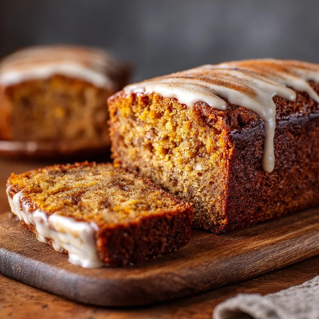 Pumpkin Banana Bread with Cinnamon