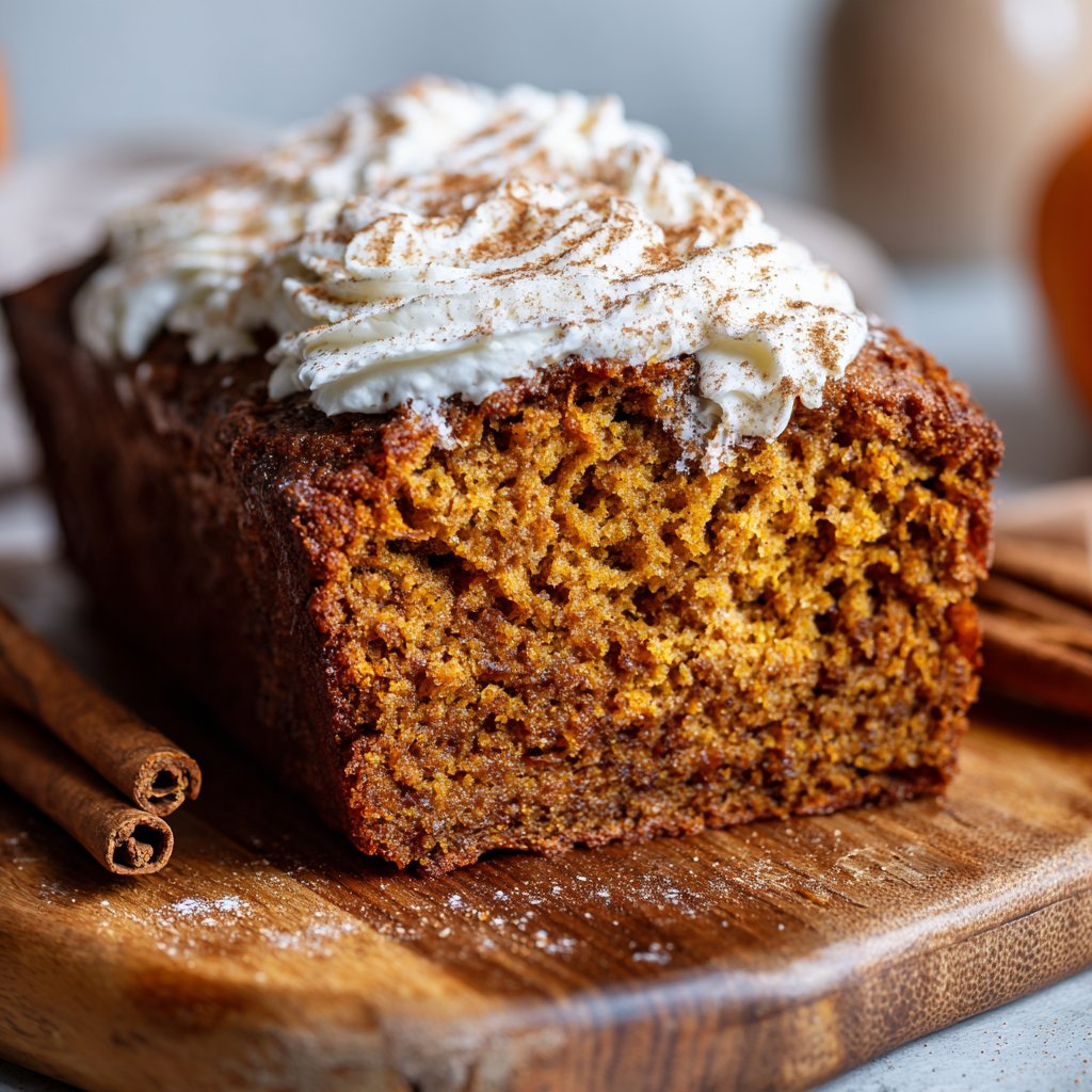 Pumpkin Banana Bread with Cinnamon